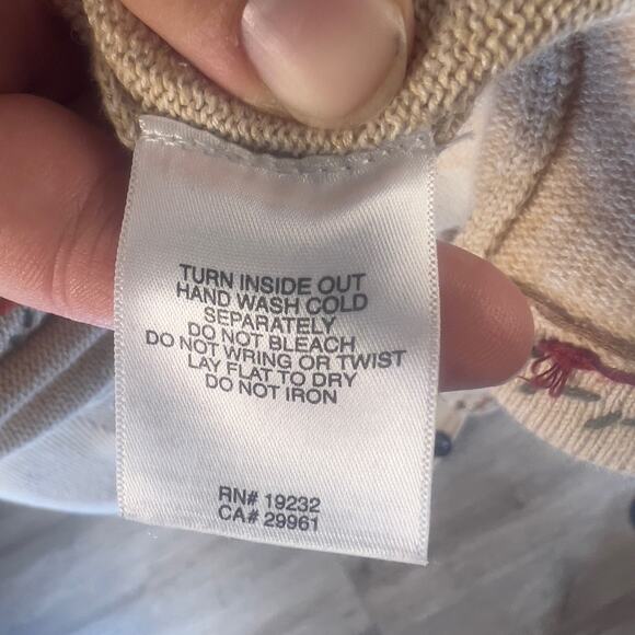 Alfred Dunner Women's XL Embroidered Zip Up Cardigan Sweater #3051 - Picture 6 of 6